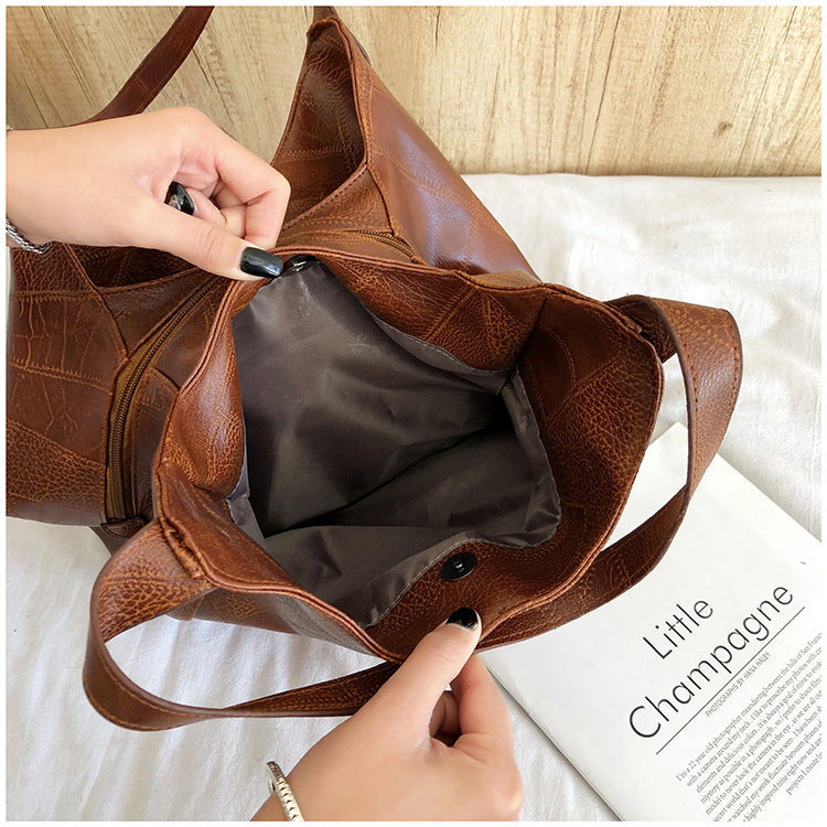 Borsa Chic Coreana Multitask in ecopelle morbida