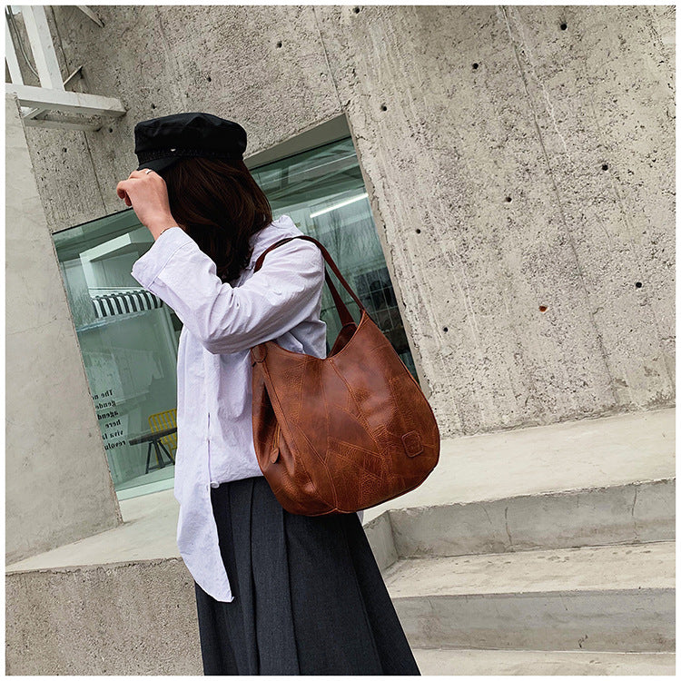 Borsa Chic Coreana Multitask in ecopelle morbida